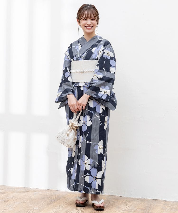 浴衣 コンストライプ