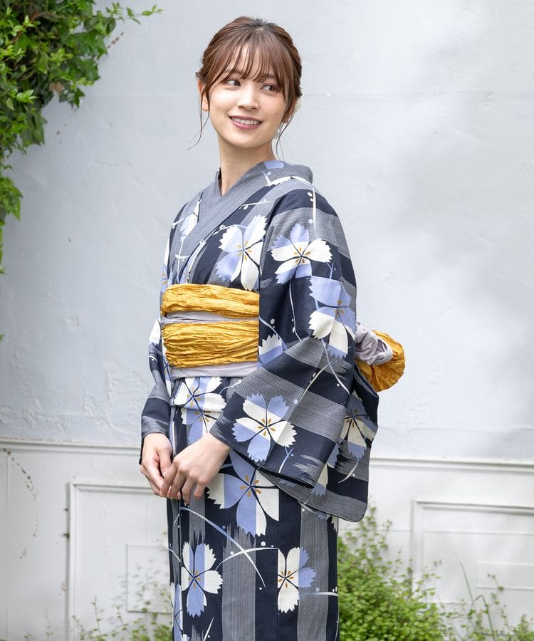 浴衣 コンストライプ