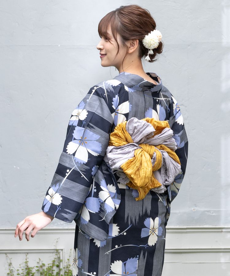 浴衣 コンストライプ