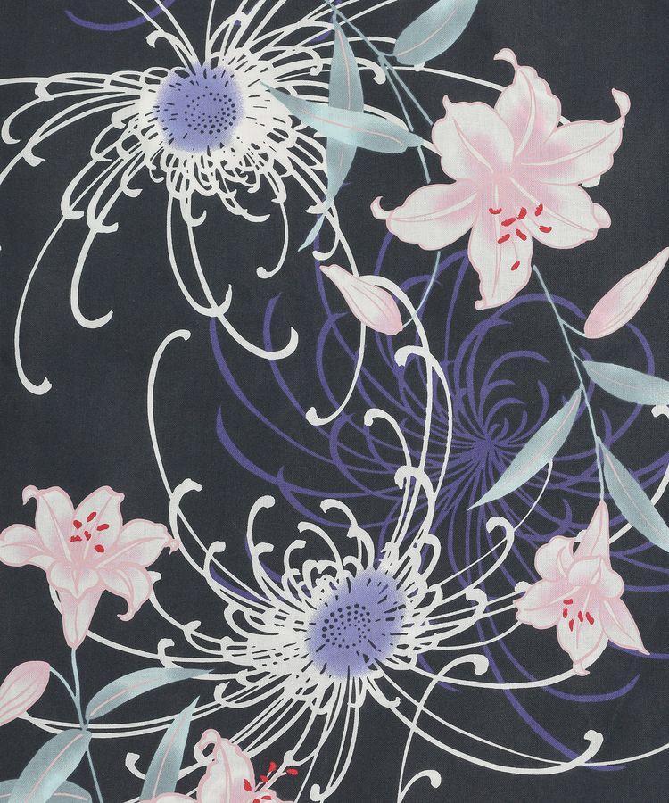 浴衣 コン×花