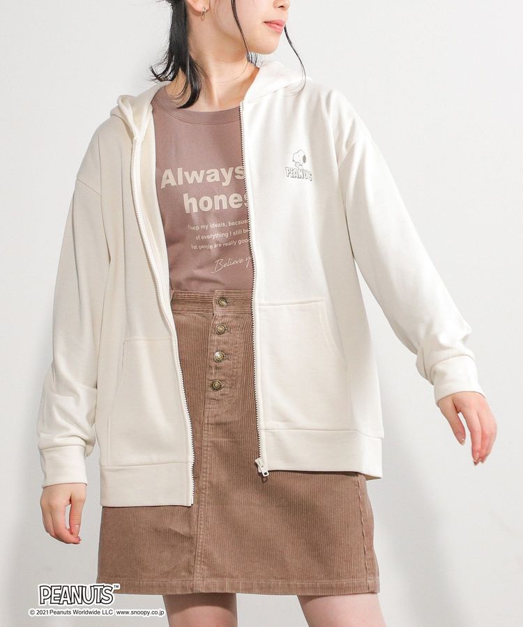 ハニーズ公式通販 スヌーピージップパーカー トップス Honeys Online Shop レディースファッション通販