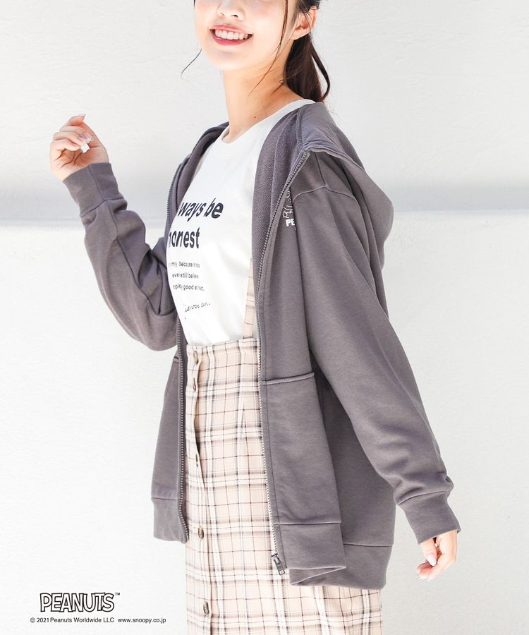ハニーズ公式通販 スヌーピージップパーカー トップス Honeys Online Shop レディースファッション通販