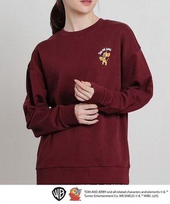 【Honeys公式 / ハニーズ】トムとジェリー/トップス レディース S ボルドー プチプラ 【Honeys公式 / ハニーズ】トムとジェリー/トップス レディース S ボルドー プチプラ