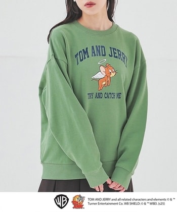 【Honeys公式 / ハニーズ】トムとジェリー/トップス レディース S ミント プチプラ 【Honeys公式 / ハニーズ】トムとジェリー/トップス レディース S ミント プチプラ