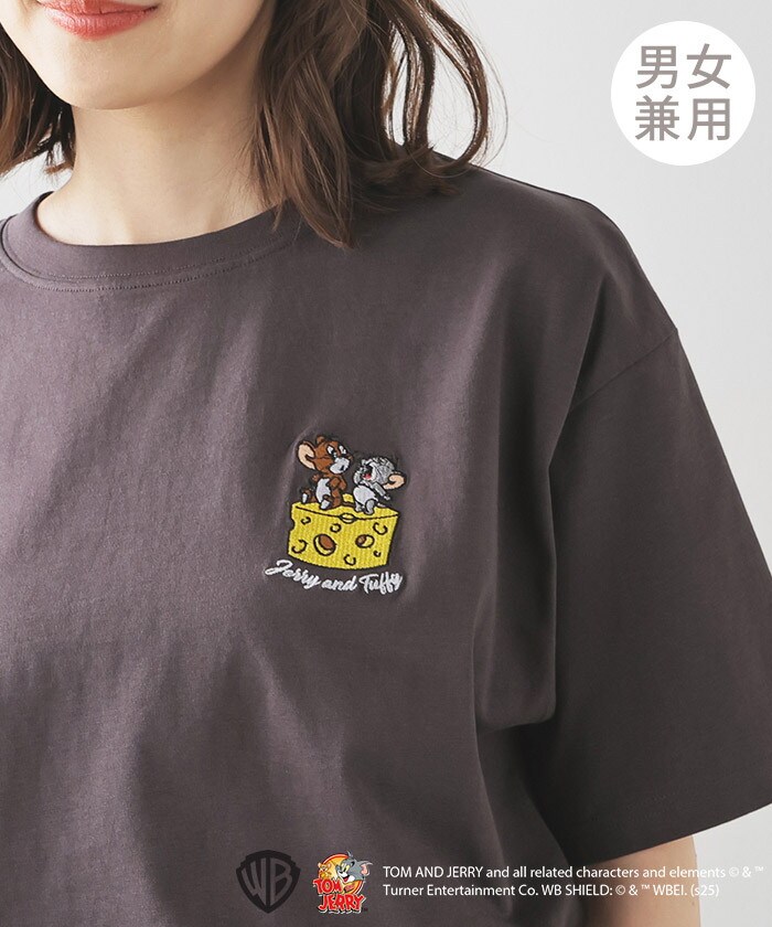 【Honeys公式 / ハニーズ】トムとジェリー/Tシャツ レディース L スミクロ プチプラ 【Honeys公式 / ハニーズ】トムとジェリー/Tシャツ レディース L スミクロ プチプラ