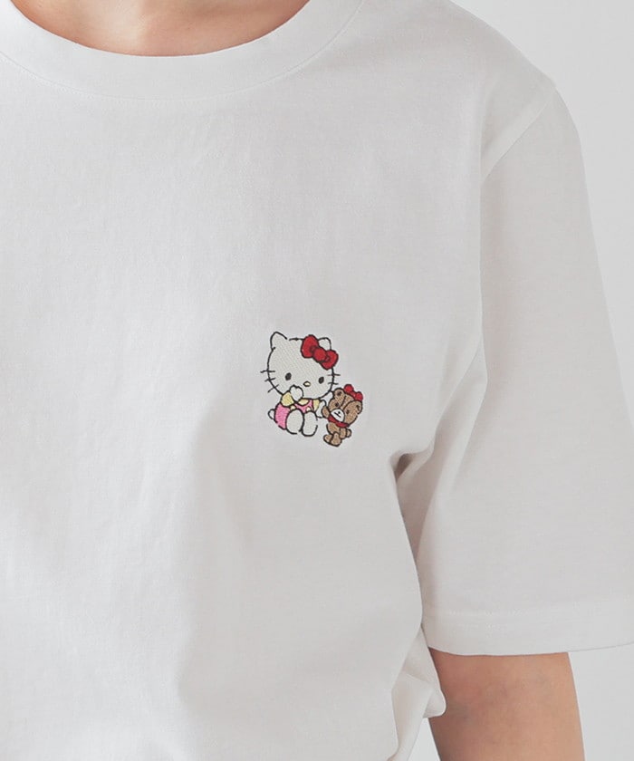 【Honeys公式 / ハニーズ】サンリオキャラクターズ/Tシャツ レディース S ハローキティ プチプラ 【Honeys公式 / ハニーズ】サンリオキャラクターズ/Tシャツ レディース S ハローキティ プチプラ