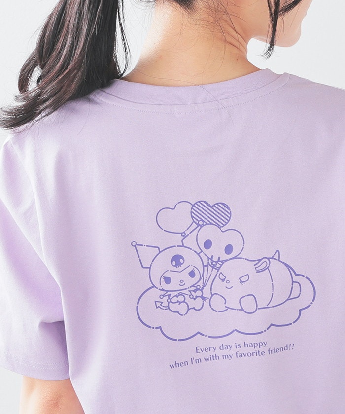 【Honeys公式 / ハニーズ】サンリオキャラクターズ/Tシャツ レディース S クロミ プチプラ 【Honeys公式 / ハニーズ】サンリオキャラクターズ/Tシャツ レディース S クロミ プチプラ