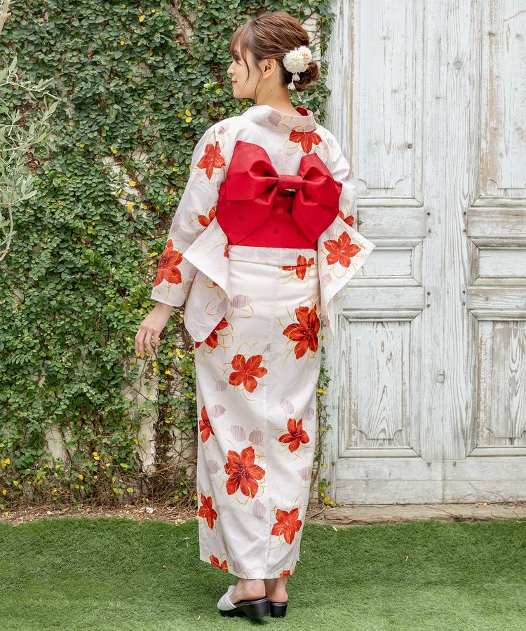 浴衣 アイボリー