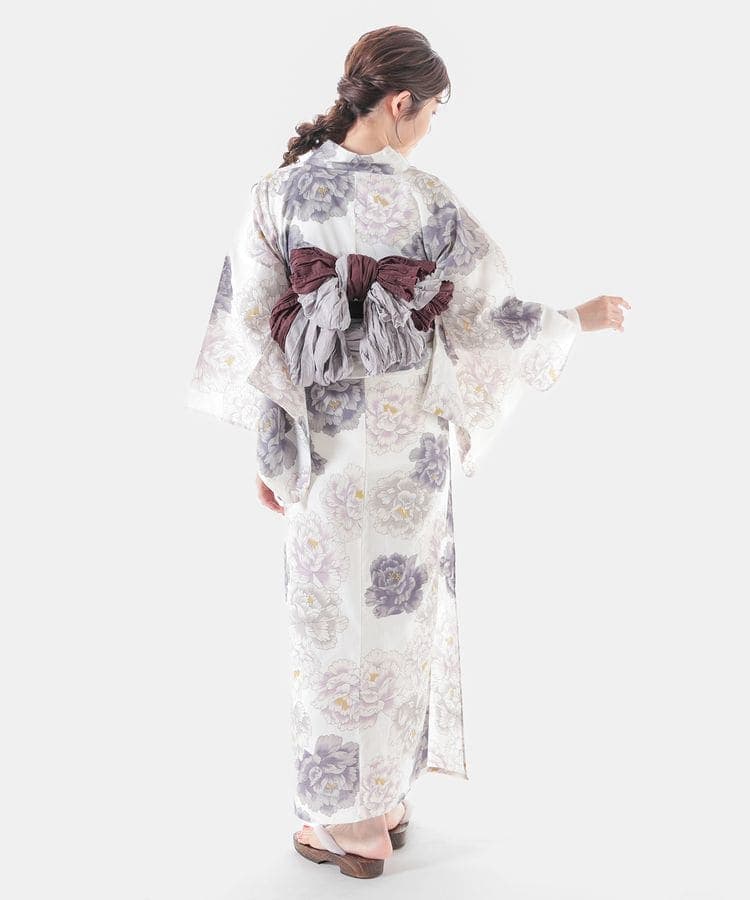 浴衣 ライトグレー