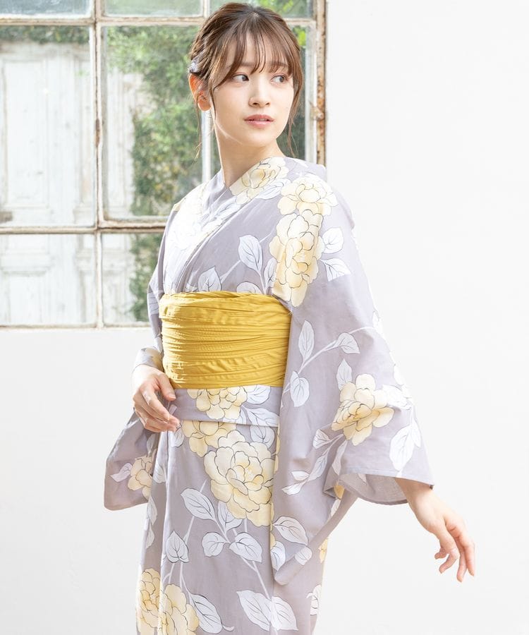 浴衣 グレー