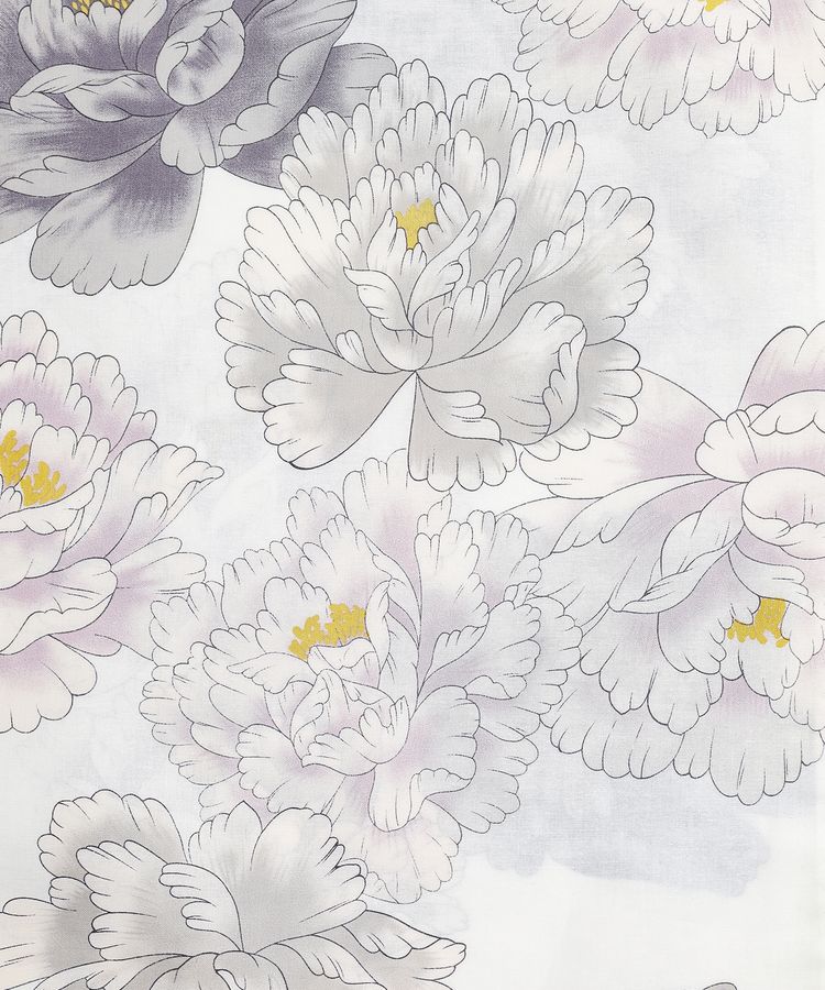 浴衣 ライトグレー