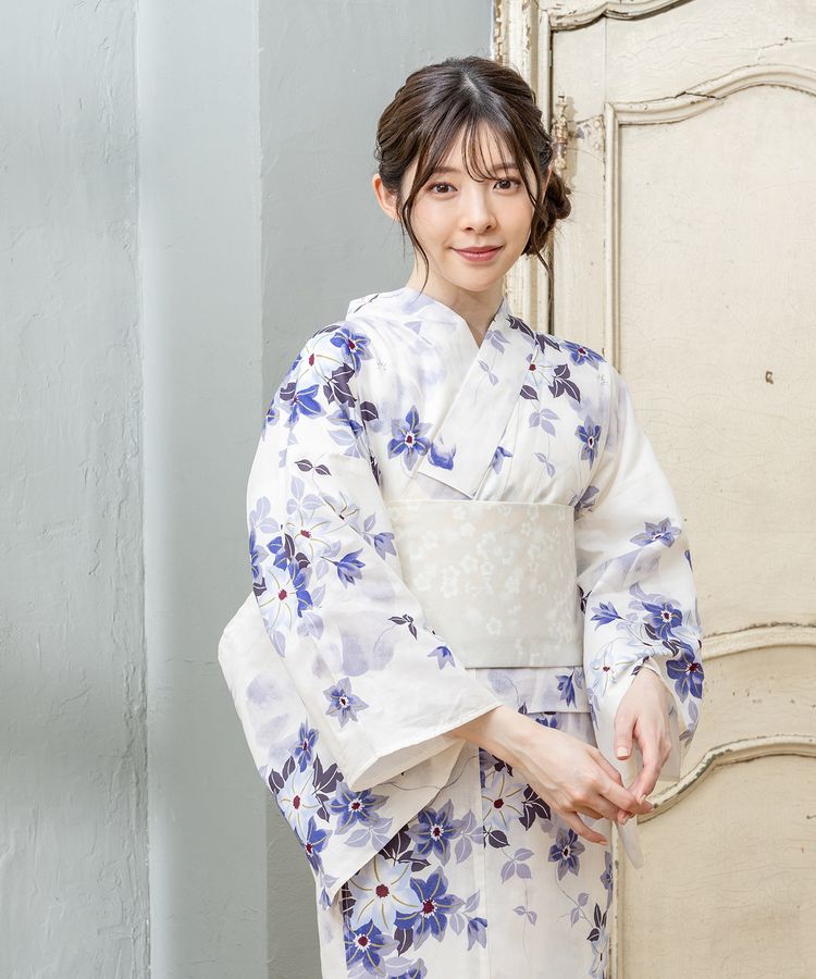 作り帯 ライトグレー