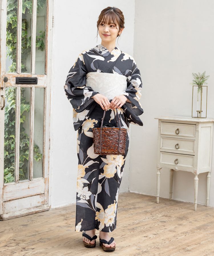 作り帯 ライトグレー