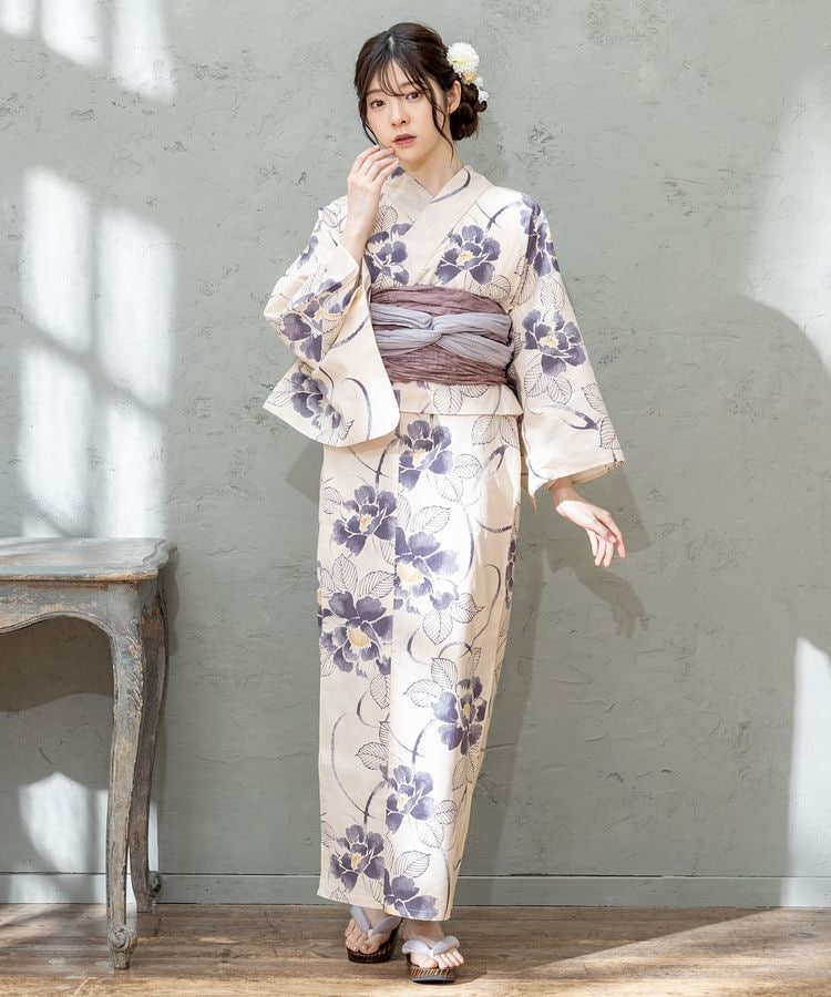 兵児帯 グレージュ