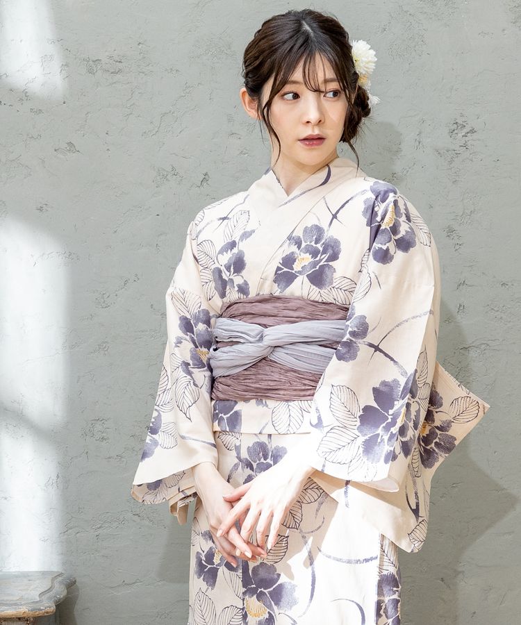 兵児帯 グレージュ