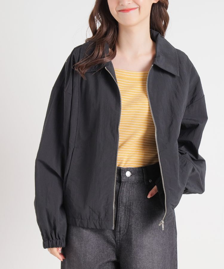 ハニーズ公式通販】衿付ブルゾン: アウター-Honeys Online Shop