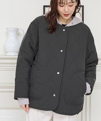 【Honeys公式 / ハニーズ】リバーシブルブルゾン レディース L チャコール プチプラ 【Honeys公式 / ハニーズ】リバーシブルブルゾン レディース L チャコール プチプラ