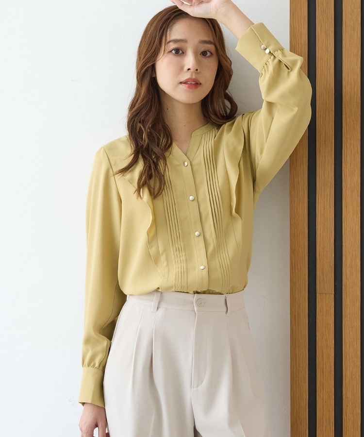 りん♪様 フリルトップス、ピンタックブラウス FREAK'S STORE（フリークスストア）の「限定展開 インド ボイル