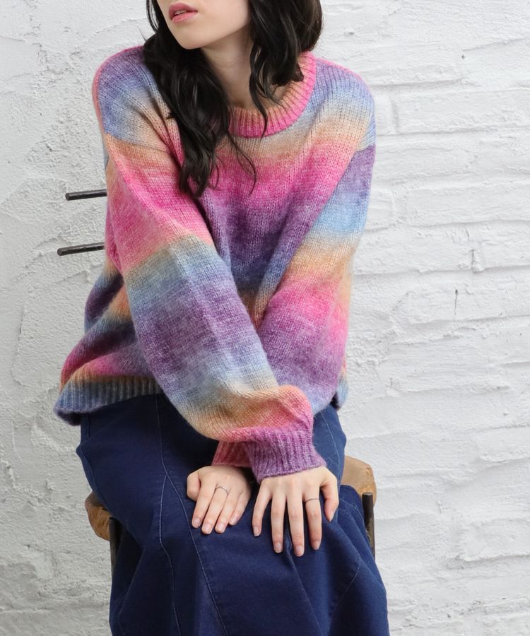 ハニーズ公式通販】グラデーションニット: トップス－Honeys Online Shop－レディースファッション通販