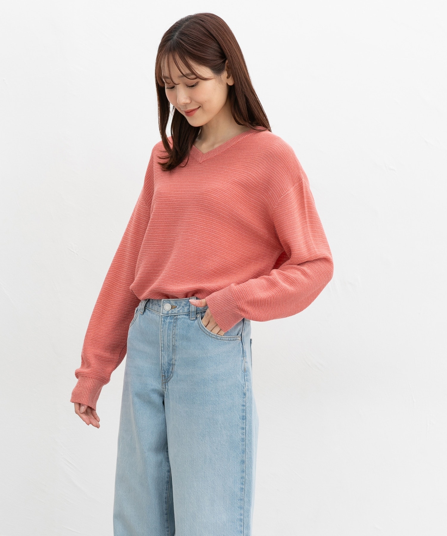 Vネックラメニット: トップス|ハニーズ公式通販 Vネックラメニット: トップス|ハニーズ公式通販