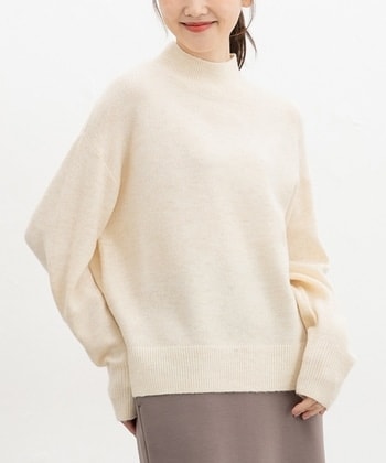 【Honeys公式 / ハニーズ】ハイネックニット レディース LL オートミール プチプラ 【Honeys公式 / ハニーズ】ハイネックニット レディース LL オートミール プチプラ