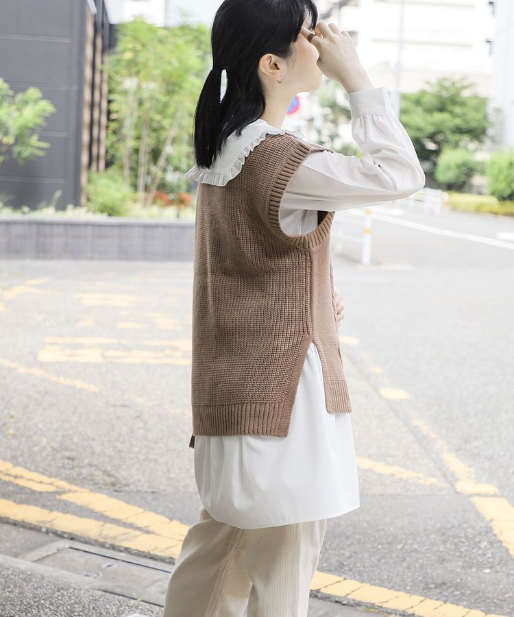 ハニーズ公式通販 ニットベスト レディースファッション