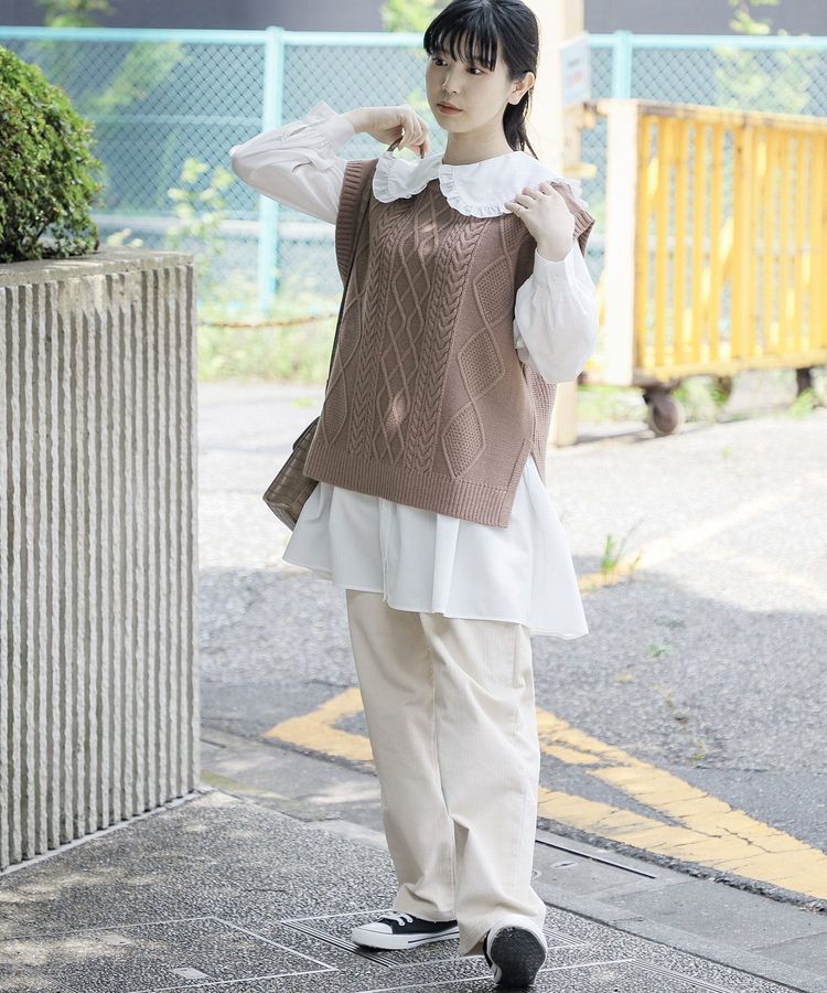 ハニーズ公式通販 ニットベスト レディースファッション