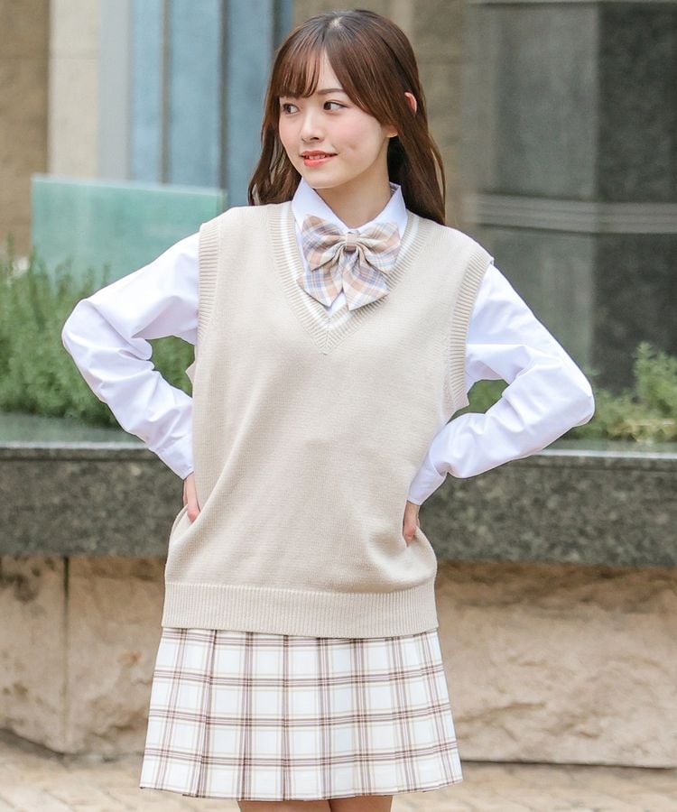 ハニーズ公式通販】ライン入りベスト: トップス-Honeys Online Shop ハニーズ公式通販】ライン入りベスト: トップス-Honeys Online Shop