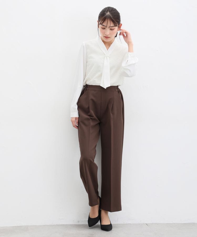 ハニーズ公式通販】パール付ボウタイトップス: トップス-Honeys