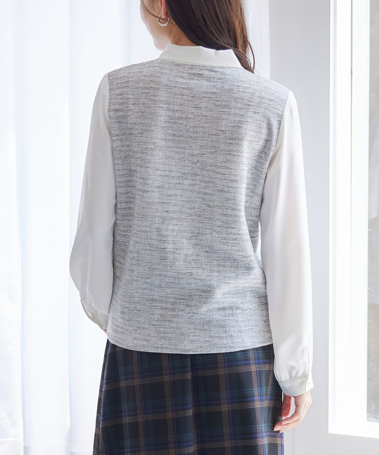 ハニーズ公式通販】パール付ボウタイトップス: トップス-Honeys