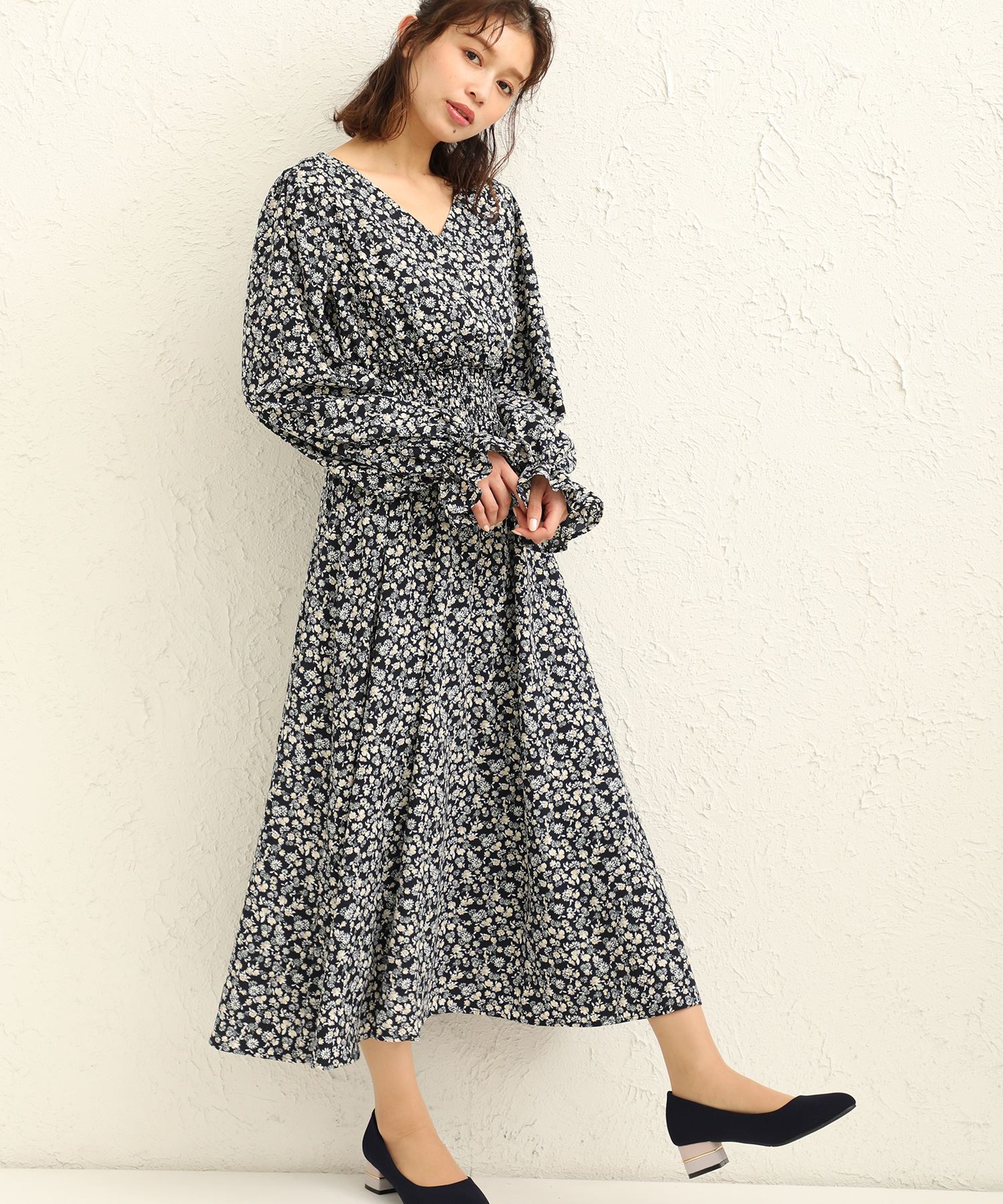 ハニーズ公式通販 ｖネックワンピース Web限定llサイズ有 ワンピース Honeys Online Shop レディースファッション通販