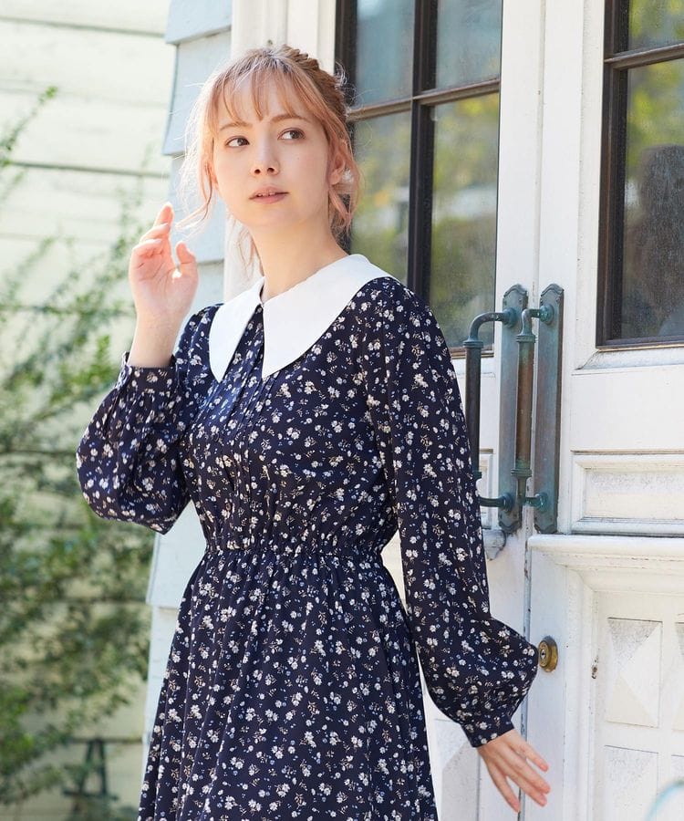 ハニーズ公式通販 衿付ワンピース ワンピース Honeys Online Shop レディースファッション通販