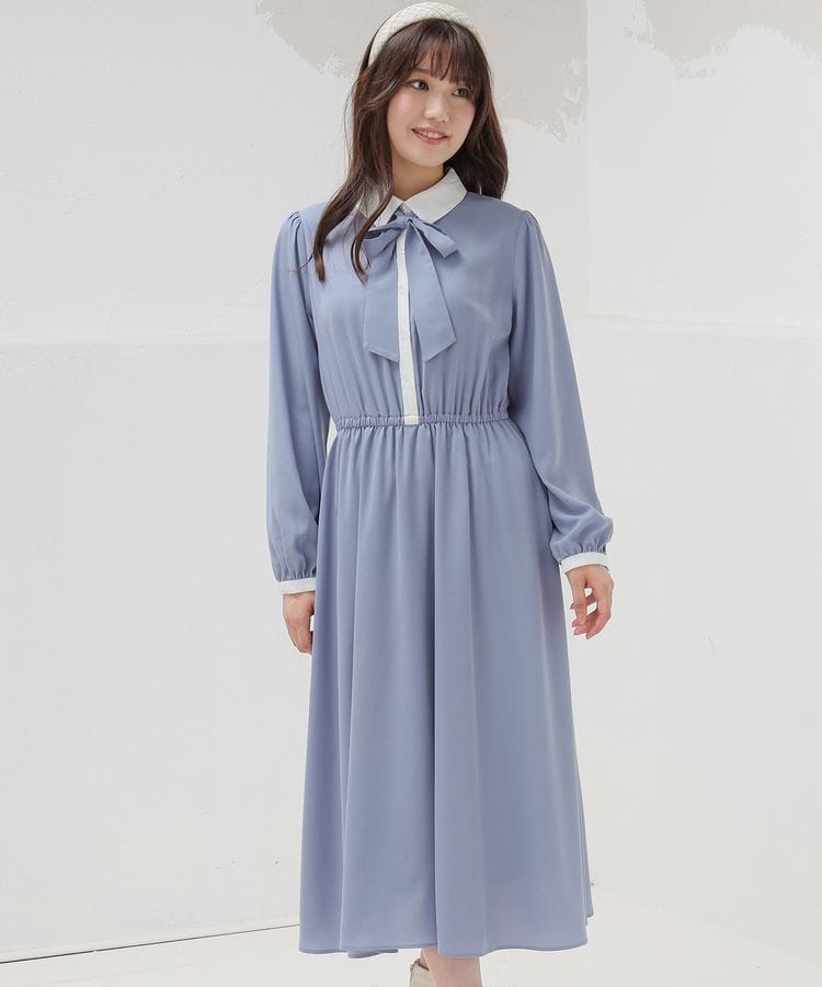 ハニーズ公式通販 ボウタイワンピース ワンピース Honeys Online Shop レディースファッション通販