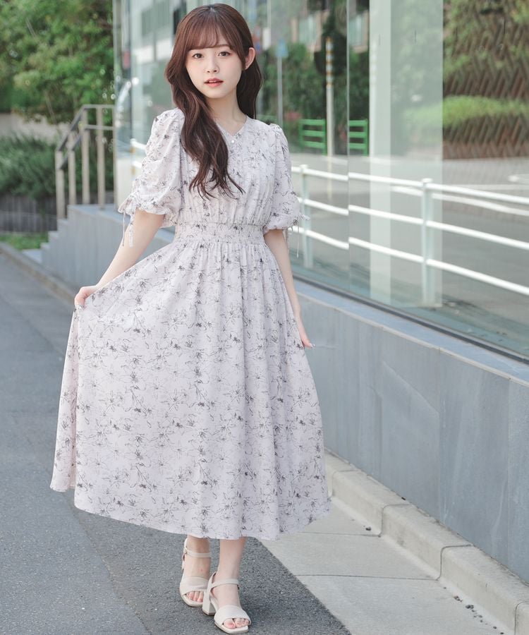 【SALE】ナイロンドロストワンピース