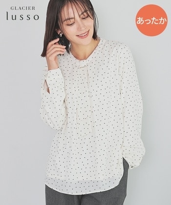 【Honeys公式 / ハニーズ】ボウタイウォームブラウス レディース L オフ×クロ プチプラ 【Honeys公式 / ハニーズ】ボウタイウォームブラウス レディース L オフ×クロ プチプラ