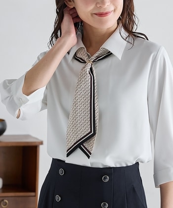 6分袖スカーフ付ブラウス: トップス｜ハニーズ公式通販