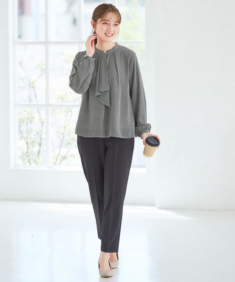ハニーズ公式通販】あったか裏地ボウタイ: トップス－Honeys Online Shop－レディースファッション通販