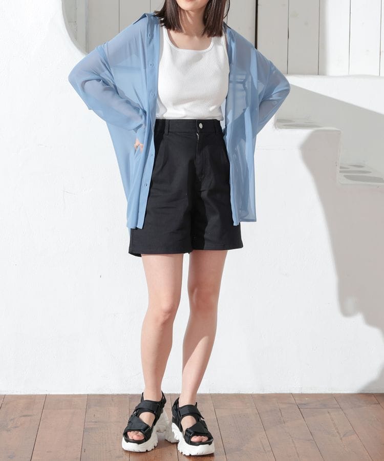 SLY | CUT RIB BASIC トップス (Tシャツ・カットソー(長袖