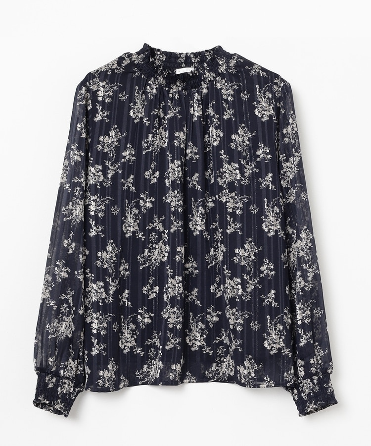 総柄ハイネックブラウス: トップス｜ハニーズ公式通販