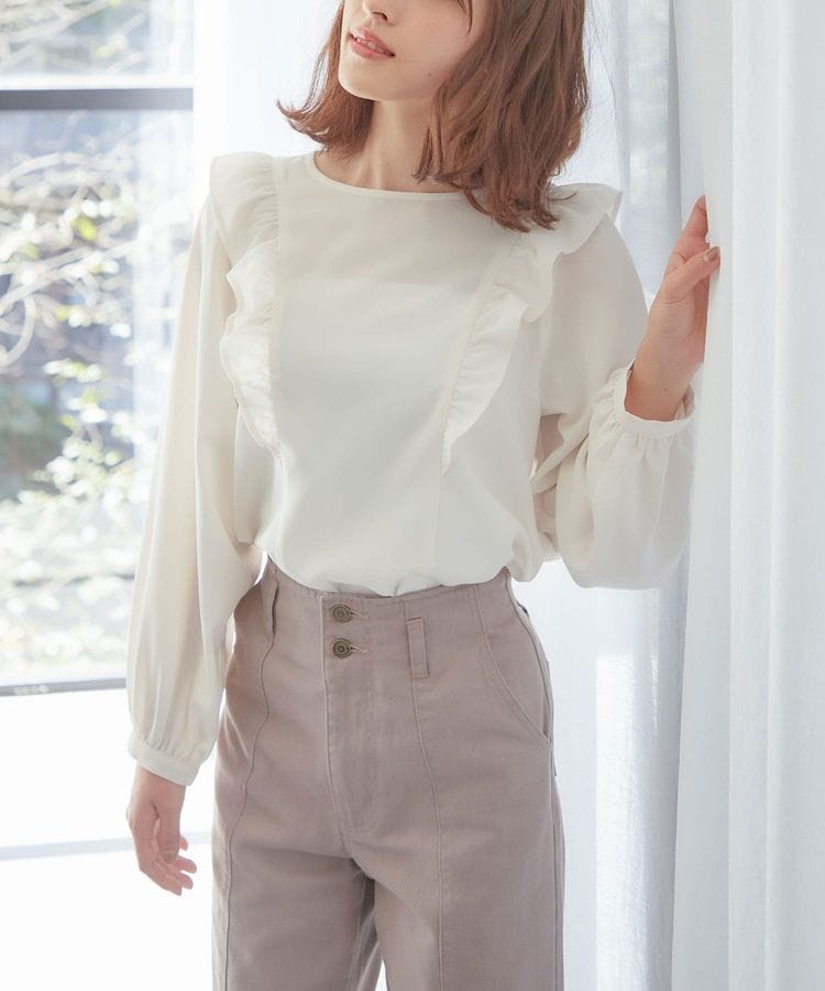 ハニーズ公式通販 フリルブラウス トップス Honeys Online Shop レディースファッション通販