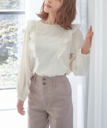 【ハニーズ公式通販】フリルブラウス: トップス－Honeys Online 