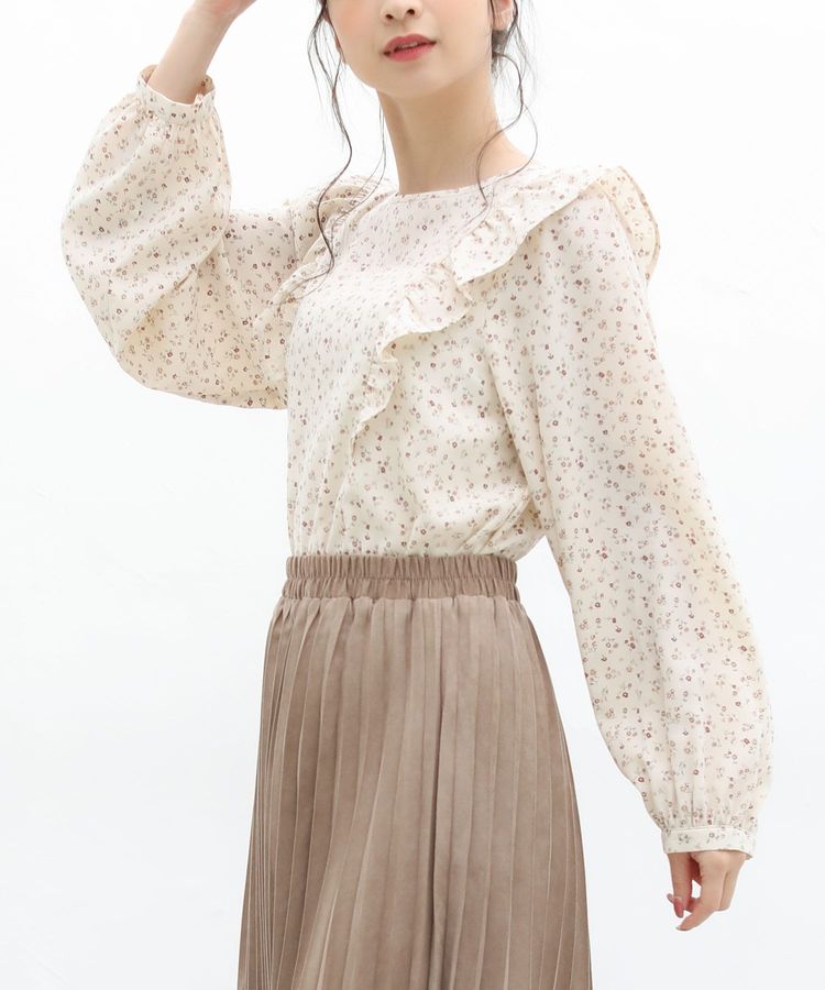 ハニーズ公式通販】フリルブラウス【WEB限定LLサイズ有】: トップス－Honeys Online Shop－レディースファッション通販