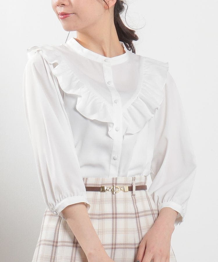 ハニーズ公式通販】フリルブラウス: トップス－Honeys Online Shop 