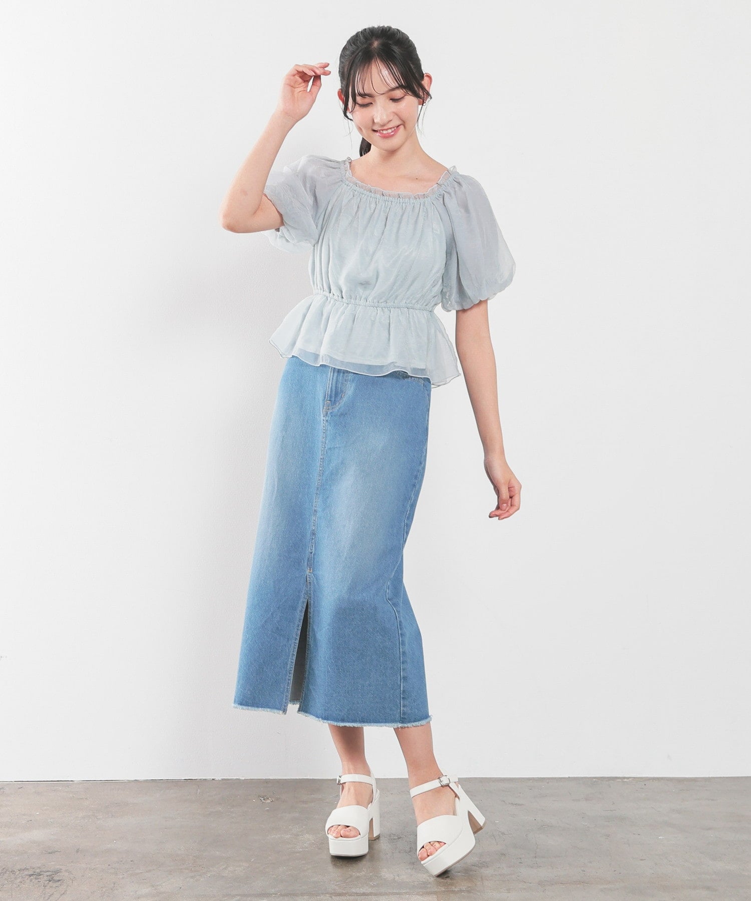【18％OFF】 オフショル2wayトップス: トップス｜ハニーズ公式通販 カットソー(半袖/袖なし)