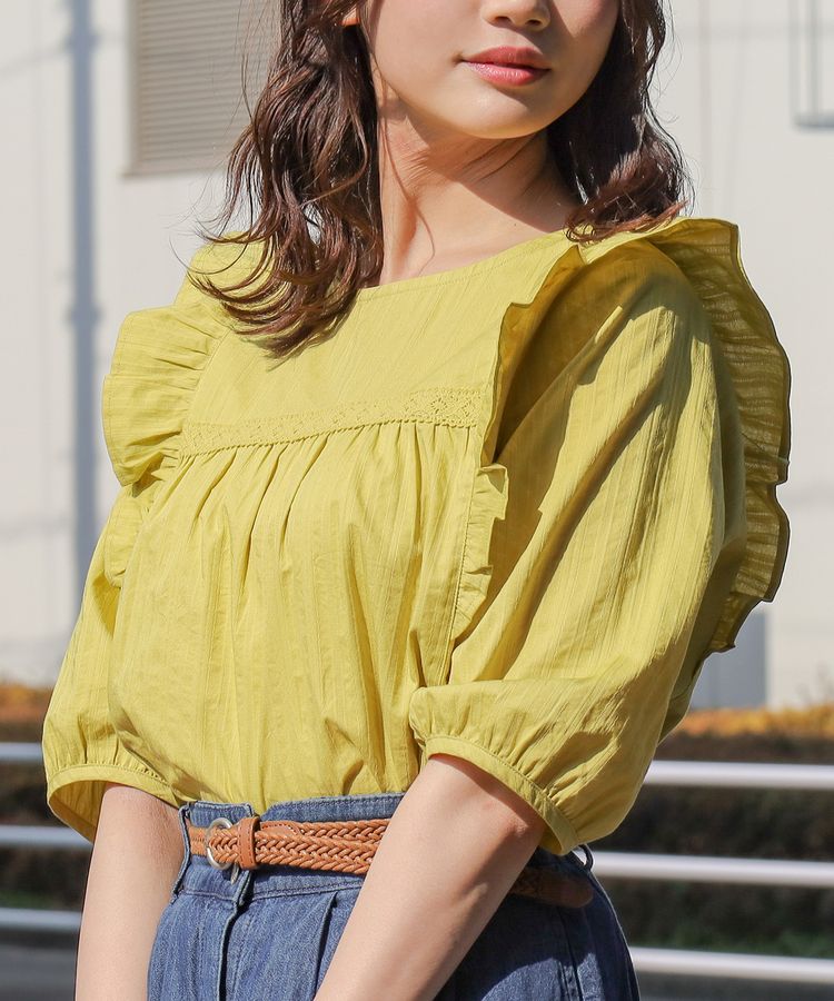 ハニーズ公式通販 フリルブラウス トップス Honeys Online Shop レディースファッション通販