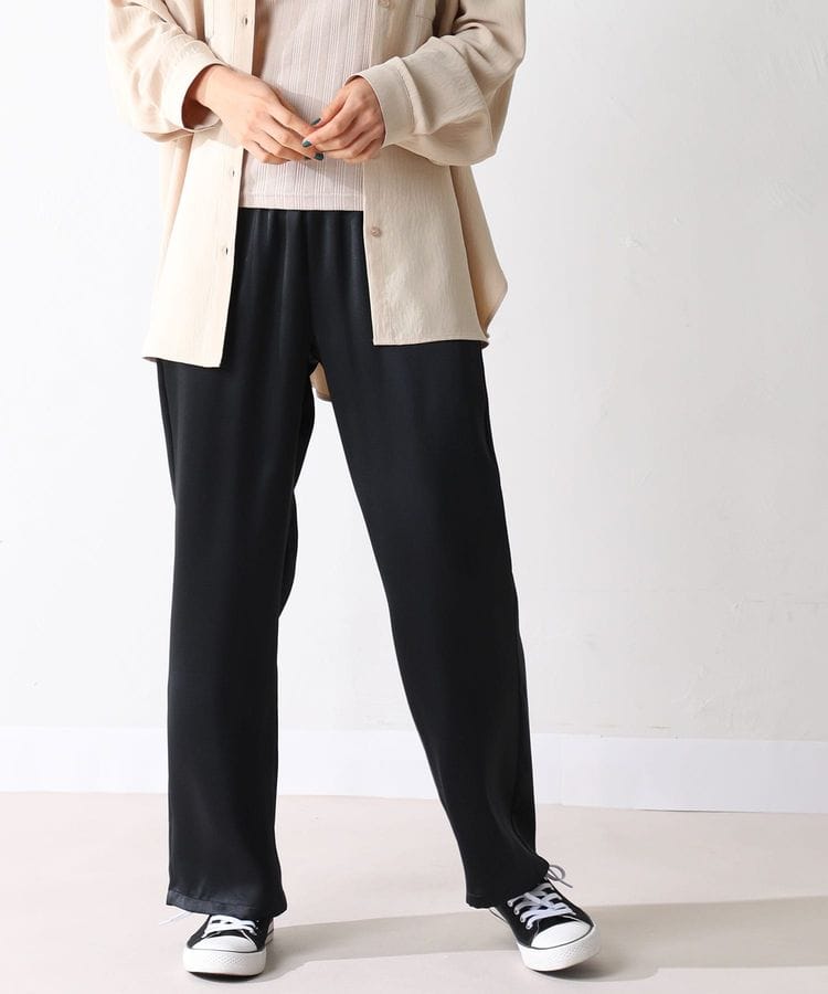 ハニーズ公式通販 サテンイージーパンツ Web限定llサイズ有 ボトムス Honeys Online Shop レディースファッション通販