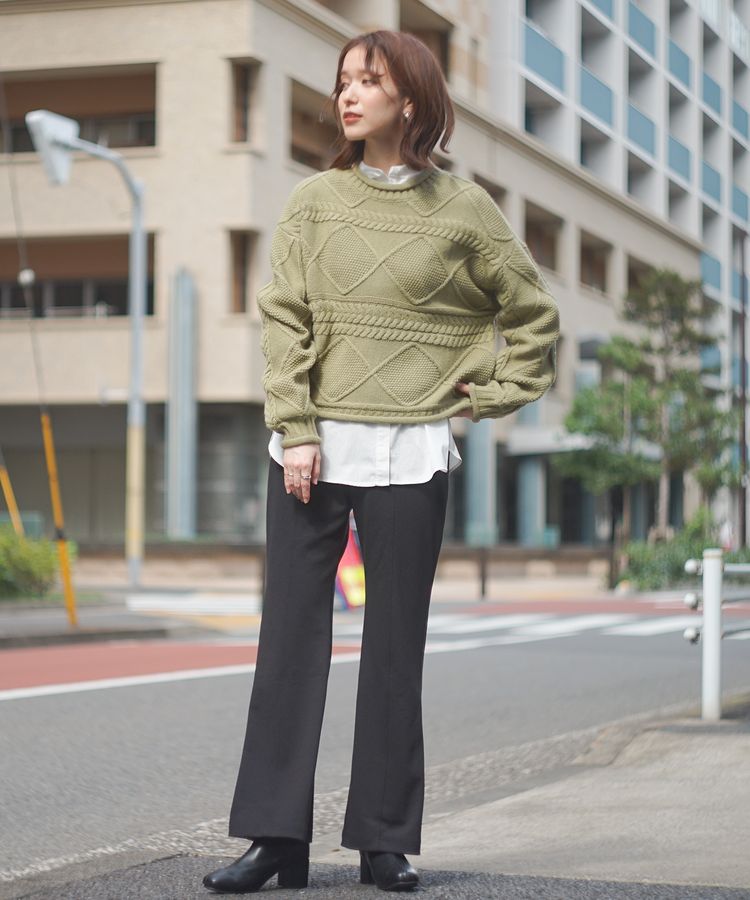 ハニーズ公式通販】フレアパンツ: ボトムス－Honeys Online Shop－レディースファッション通販