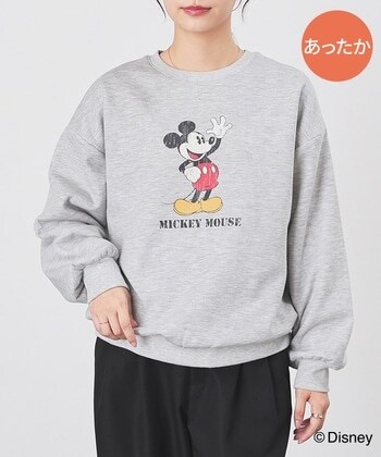 【Honeys公式 / ハニーズ】ディズニー/ゆるトップス レディース M 杢グレー プチプラ 【Honeys公式 / ハニーズ】ディズニー/ゆるトップス レディース M 杢グレー プチプラ