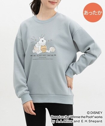 【Honeys公式 / ハニーズ】プーさん/ゆるトップス レディース LL スモーキーミント プチプラ 【Honeys公式 / ハニーズ】プーさん/ゆるトップス レディース LL スモーキーミント プチプラ