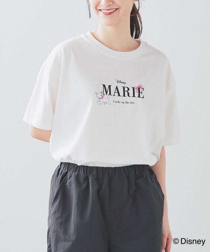【Honeys公式 / ハニーズ】ディズニー/ゆるTシャツ レディース SS マリー プチプラ 【Honeys公式 / ハニーズ】ディズニー/ゆるTシャツ レディース SS マリー プチプラ